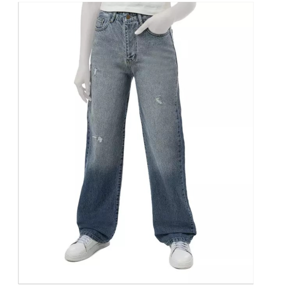 شلوار جین بگ زاپ دار زنانه ریس کدRees1190052