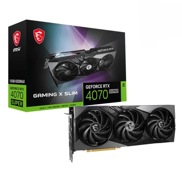 کارت گرافیک ام اس ای مدل Nvidia RTX 4070 Super 12G Gaming x Slim