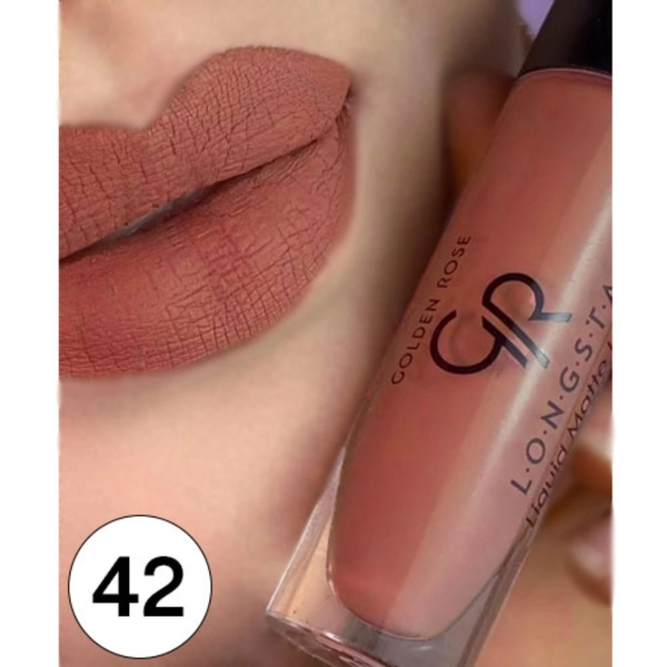 رژ لب مایع گلدن رز مات اصل (شماره 01 تا 47)