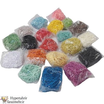 پوشال کاغذی رنگی