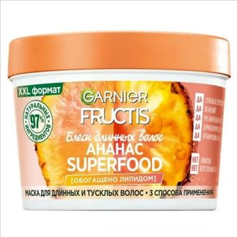 ماسک مو SUPERFOOD گارنیر عصاره آناناس حجم 390