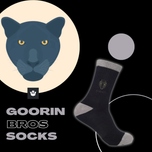 جوراب ساقدار کش انگلیسی یونیسکس گورین گلدوزی برند دومینو