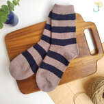 جوراب نیم ساق بوکله مردانه طرح رینگی پهن برند COCO & HANA