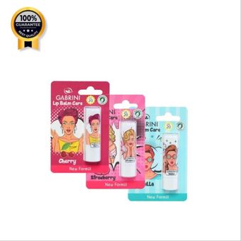 بسته بهداشتی بالم لب گابرینی Gabrini اورجینال حاوی Spf20 بسته 3 عددی