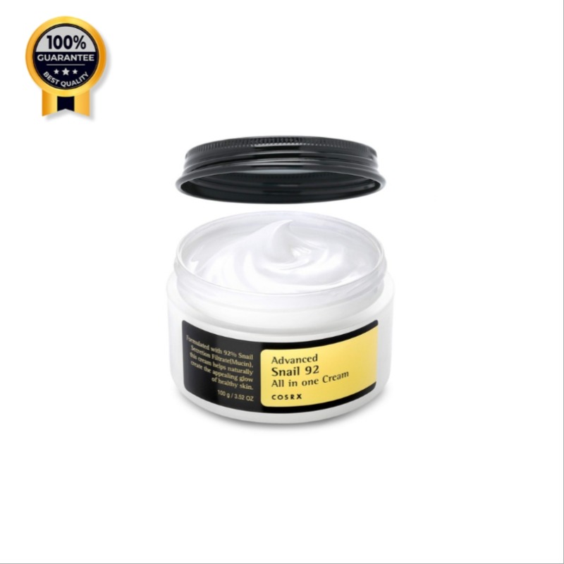 کرم مرطوب کننده قوی کوزارکس cosrx اورجینال موسین حلزون مدل کاسه ایی Advanced Snail 92 حجم 100 گرم