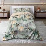 سرویس روتختی پارچه ترک برند ولارا طرح گل و گیاه کد R 112