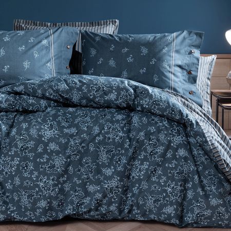 سرویس کاورلحاف دو نفره 4 تکه یاتاش مدل Aveline