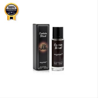 ادکلن مردانه کاپیتان بلک رویالسکی روونا Rovena اورجینال Royalski captain black حجم 30 میل