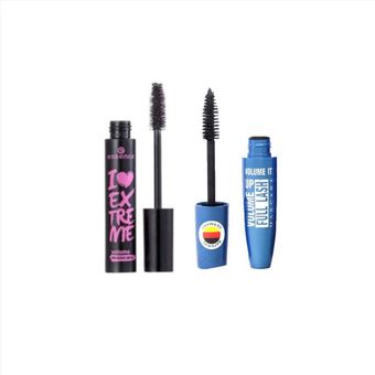 بسته آرایشی ریمل اسنس و بل Bell های کپی دو عدد پوکه آبی و مشکی