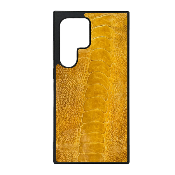 قاب چرمی مدل Ostrich01 برای گوشی Samsung Galaxy S23 Ultra