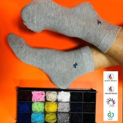 مردانه نیم ساق الیاف پنبه