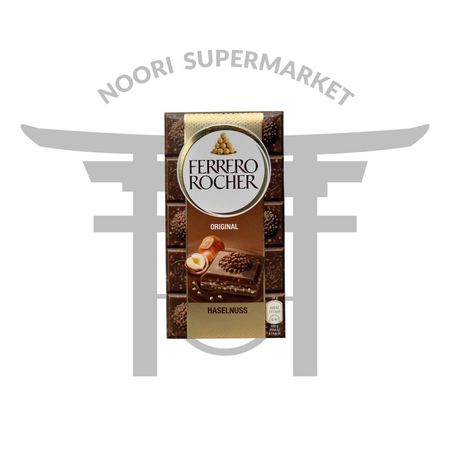 شکلات تخته ای فررو فندوقی 90 گرم