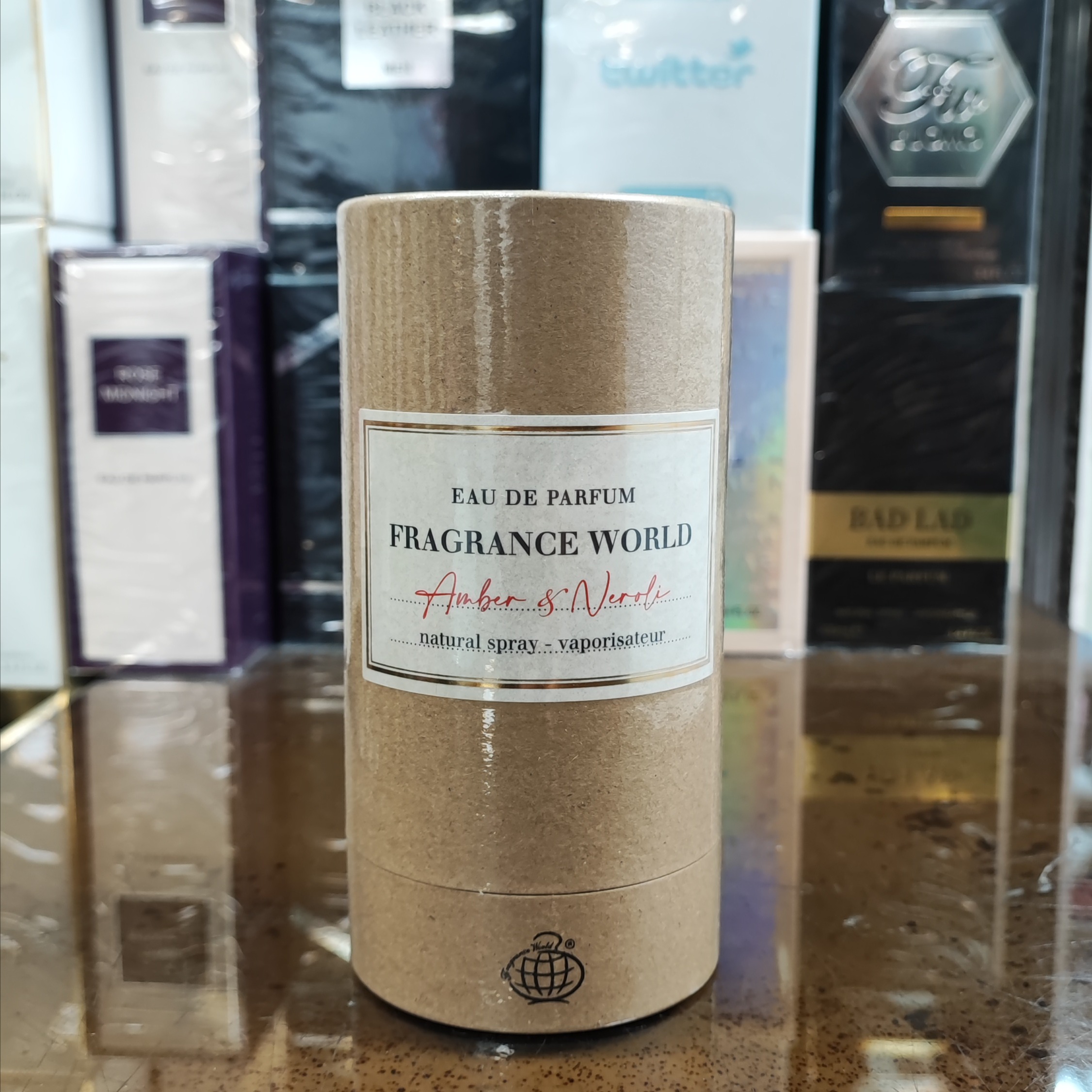 ادکلن یونیسکس زلینسکی اند روزن  امبر اند نرولی فراگرنس ورد(Fragrance World zielinski & rozen) 80میل