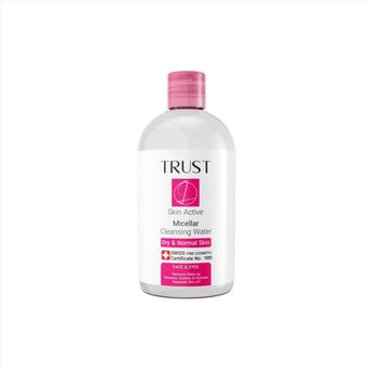 میسلارواتر پاک کننده آرایش تراست Trust پوست نرمال تا خشک حجم 250 میل