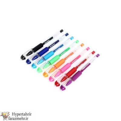 روان نویس ژل ضخیم آرتلاین (Artline)  مدل EGB-1700 رنگبندی ( مشکی -قرمز-صورتی -بنفش-آبی روشن-سبز روشن )