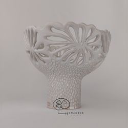 کاسه پایه دار مرداب سفید