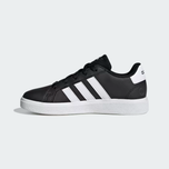 Adidas Grand Court Lace-Up Shoes - Black | Kids' Lifestyle GW6503