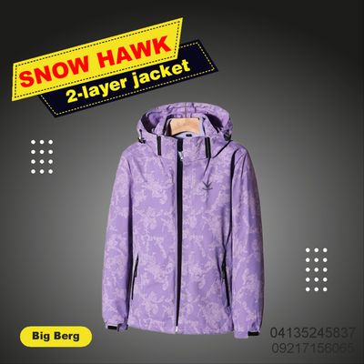 کاپشن کوهنوردی دوپوش پلار زنانه اسنوهاک و جک ولفسکین کد 6299B