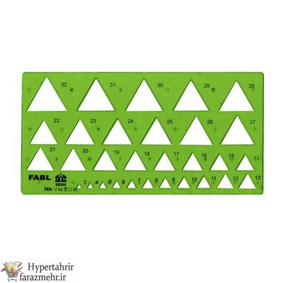 شابلون مهندسی فابل (Fabel)  مثلث کد FB415