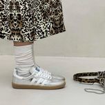 کتونی سامبا نقره ای سیلور وارداتی