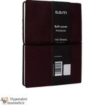 دفتر یادداشت سام( Sam) دنزو سایز وزیری کشدار 144 برگ در طرح های (پارچه ای -چرمی کلاسیک-پاستلی )