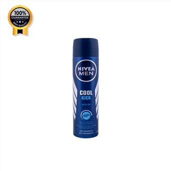 اسپری مردانه نیوآ Nivea اورجینال Cool kick حجم 150 میل