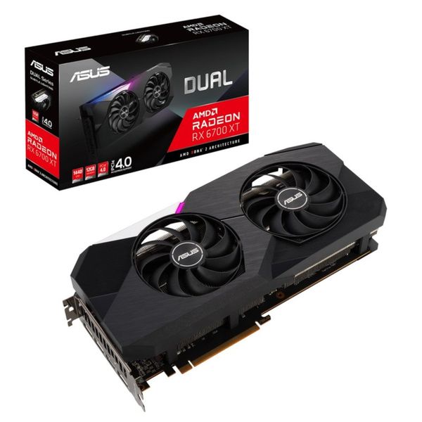 کارت گرافیک ایسوس مدل DUAL Radeon RX 6700 XT 12GB Gaming