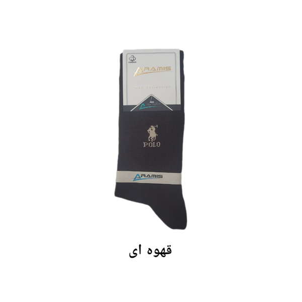 جوراب ساقدار مردانه طرح پولو برند آرامیس