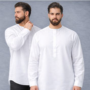 پیراهن سفید مردانه