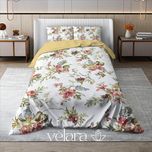 سرویس روتختی پارچه ترک برند ولارا طرح گلوگیاه کد R 253