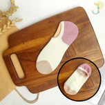 جوراب زیر قوزکی کبریتی زنانه میکس صورتی و نسکافه ای برند وارداتی