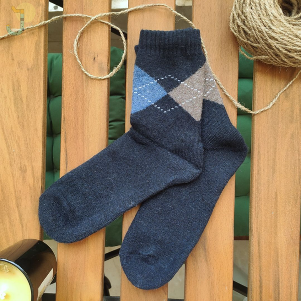 جوراب نیم ساق حوله ای مردانه طرح اسکاچ برند وارداتی