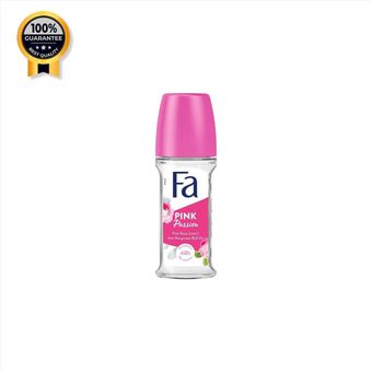 مام رول زنانه فا FA اورجینال گل رز Pink Passion حجم 50 میل