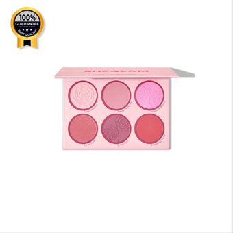 پالت رژگونه 6 تایی شیگلم Sheglam اورجینال Floral Flush مدل Blushing Bouquet