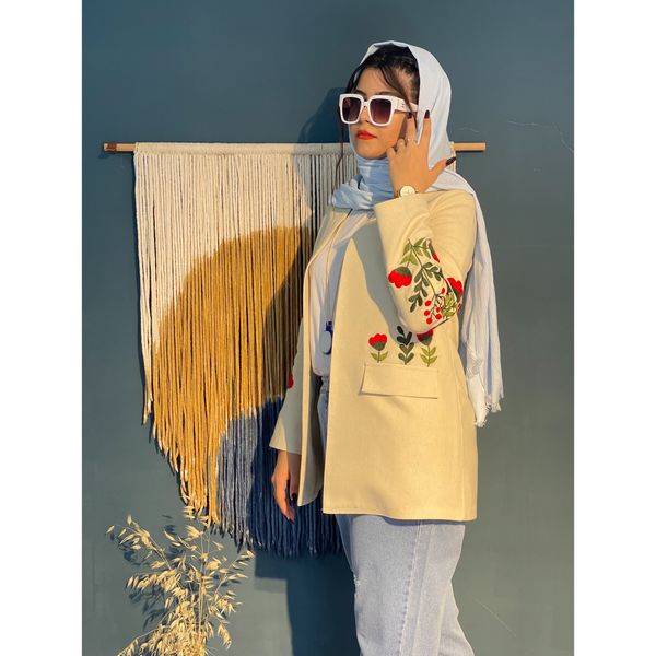 کت گلدوزی شده با دست کد C0101