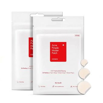 Cosrx Acne Pimple Patchپچ ضد جوش اورژانسی کوزارکس درمان فوری انواع جوش 24 عددی