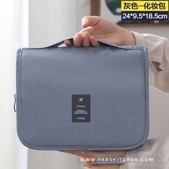 تراول بگ آرایشی آویز طوسی