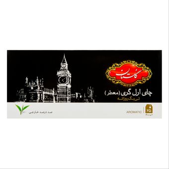 چای تی بگ روزانه خارجه عطری 25 گلستان
