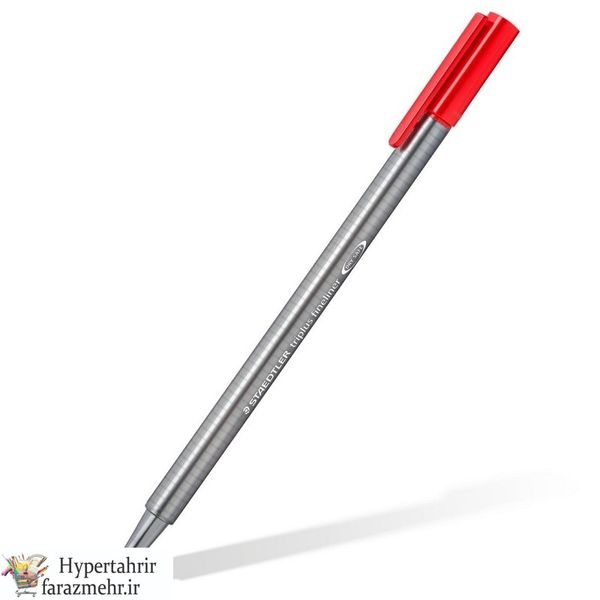 روان نویس نوک نمدی  استدلر (STAEDTLER) مدل تریپلاس   Triplus Fineliner کد 334 رنگبندی ( 48 رنگ )