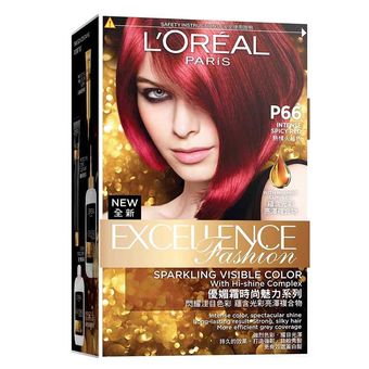 کیت رنگ موی لورال Loreal Excellence شماره P66 رنگ Spicy Red