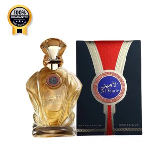 ادکلن مردانه الامیر فرگرانس ورد Fragrance World اورجینال مشابه شیخ 77 کلاسیک حجم 100 میل