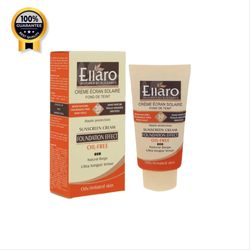 کرم ضدآفتاب رنگی الارو Ellaro اورجینال پوست چرب رنگبندی Spf30 حجم 40 میل