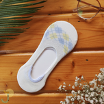 جوراب کالجی زنانه میکس آبی و سفید برند وارداتی