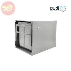 سطل زباله دومخزنه متوسط تمام کاور ریل تاندم 46لیتری A848 مایا برند آدلان