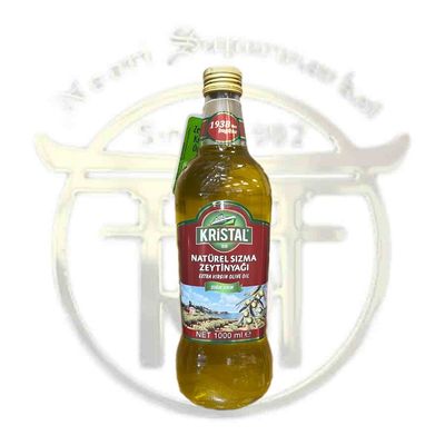 روغن زیتون کریستال با بو شیشه یک لیتر