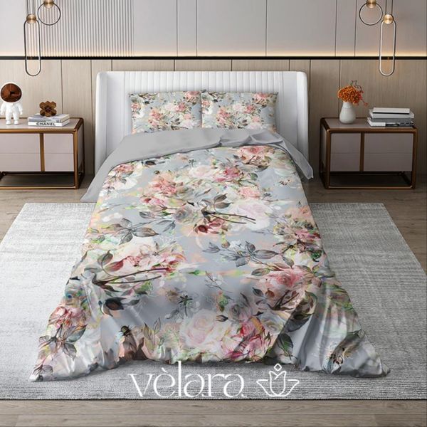 سرویس روتختی پارچه ترک برند ولارا طرح گل‌وگیاه کد R 232