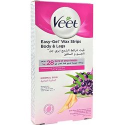 نوار موبر بدن ویت Veet با رایحه توت مخصوص پوست نرمال 20 عددی