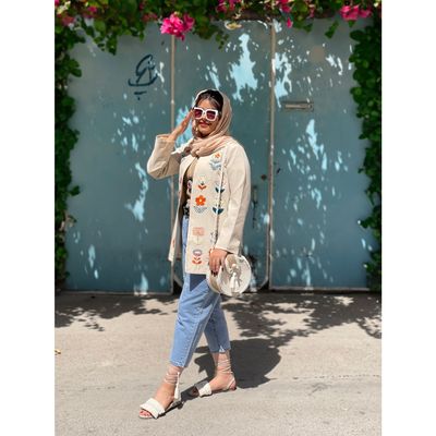 کت گلدوزی شده با دست کد C0301