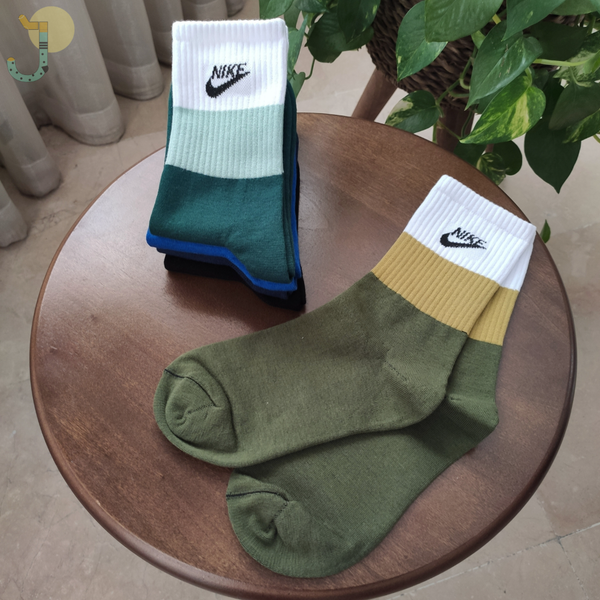 جوراب ساقدار کش انگلیسی یونیسکس طرح نایکی برند دومینو