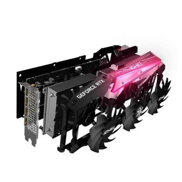 کارت گرافیک اینو تیری دی مدل RTX3060TI ICHILL X3 RED LHR 8GB